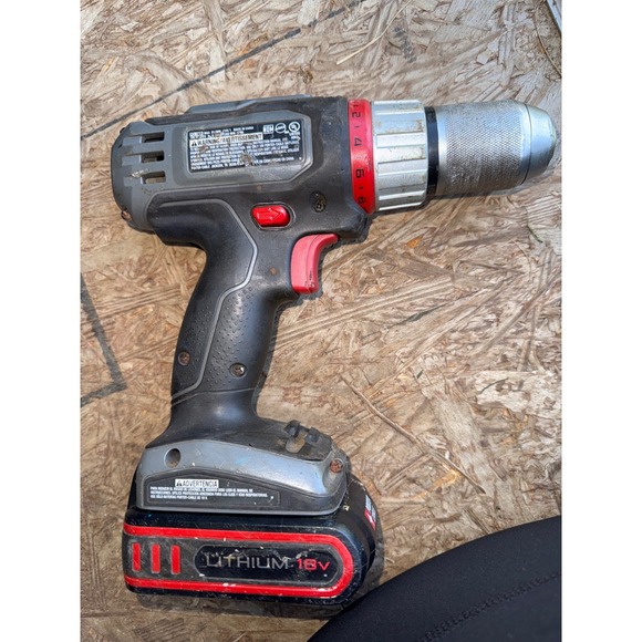 Porter Cable 18V Cordless Drill Driver Power Tool Home Improvement- Untested - Picture 1 of 5